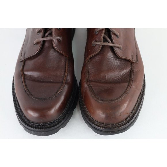 Vintage 90s Cole Haan Mens 9.5 M Waterproof Leather Ankle Chukka Boots Brown main image 9